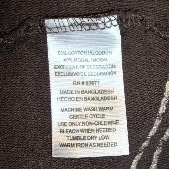 a.n.a. A New Approach Womens Tank Top Size Medium Striped Geometric Brown Gold - Picture 6 of 6